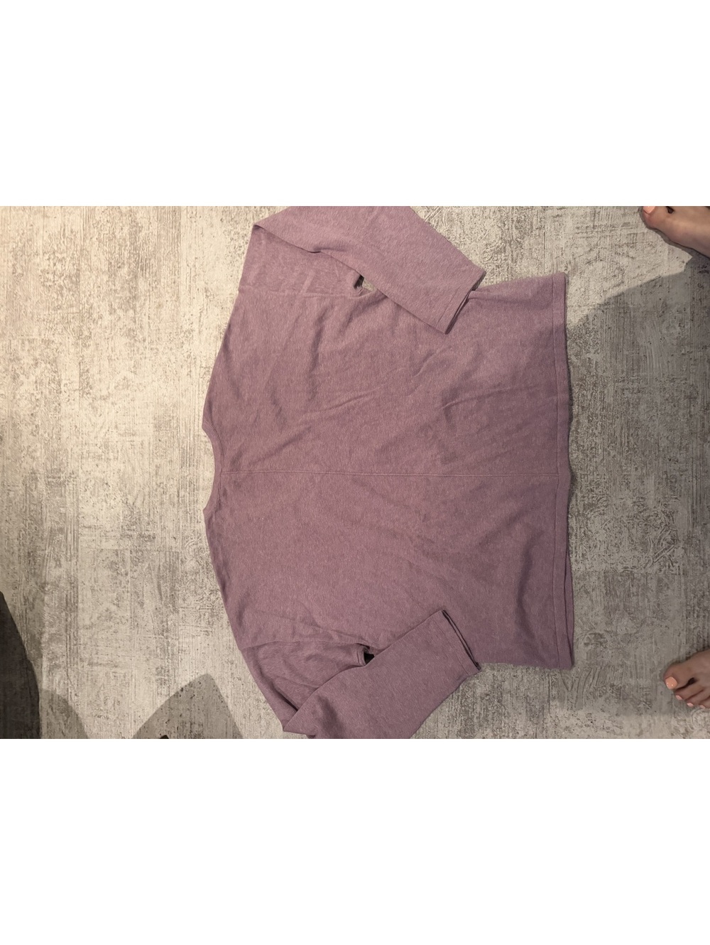 Pact Organic Cotton Classic Fine Knit Relaxed Sweater lavender Heather XXL - Picture 3 of 4
